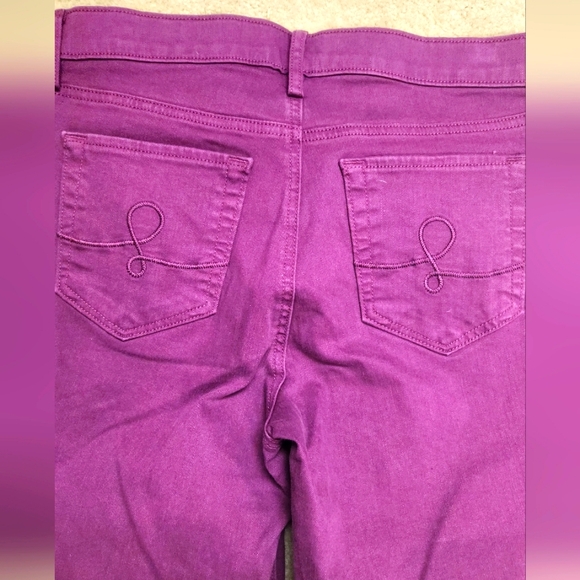 Lilly Pulitzer Purple Skinny Jeans NWT Women's Size 6 - Picture 5 of 5